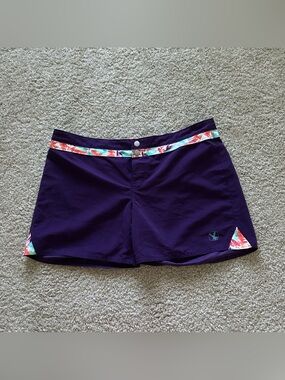 Carve Designs Swim Board Shorts Womens 6 Purple Beach Pool Summer Coastal Surf